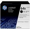 HP 64X Toner Ctg Black 2pk New Box