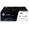 HP 312A CF440AM, Multipack da 3 Toner Originali HP da 2700 Pagine, Compatibile con la Stampante LaserJet Pro MFP M476, Tricromia