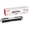 Canon Cartuccia 729 C TONER Ciano, Rendimento 1000 Pagine, Imballo in cartone