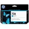 Hp CARTUCCIA ORIGINALE HP F9J67A 728 CIANO