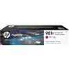 HP 981Y L0R14A, Cartuccia Originale HP da 16000 Pagine, ad Elevata Capacità, Compatibile con le Stampanti HP PageWide Serie Enterprise Color 556 e Serie Enterprise Color Flow MFP 586z, Magenta