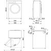 Smeg LBW50CIT lavatrice Caricamento frontale 5 kg 1000 Giri/min Bianco