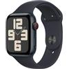 Apple Watch SE GPS + Cellular Cassa 44mm in Alluminio Mezzanotte con Cinturino Sport - S/M