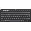 Logitech Pebble Keys 2 K380s tastiera RF senza fili + Bluetooth QWERTY Italiano Grafite