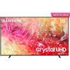 Samsung TV Crystal UHD 4K 85" UE85DU7170UXZT Smart TV Wi-Fi Black 2024, Processore Crystal 4K, 4K Upscaling, Slim Look Design,