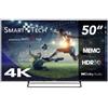 SMARTTECH Smart-Tech 50UW02V TV 127 cm (50") 4K Ultra HD Smart TV Wi-Fi Nero 260 cd/m²