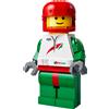 LEGO Grande minifigure di pilota da corsa