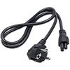 AKYGA AK-NB-08A - Cavo di Alimentazione per Laptop a 3 Pin, IEC C5/EU CEE 7/7, 1 m