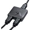 MT-VIKI Interruttore DP 4K @ 60Hz 2 in 1 Out DisplayPort Splitter 1 in 2 Out Display Port Switch con una porta di alimentazione Supporta 3D per PC Laptop Proiettore Monitor Xbox PS5/4/3