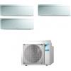 Daikin FTXJ20AW FTXJ42AW FTXJ42AW 3MXM68A Climatizzatore Trial Split Parete Emura3 White/Bianco BTU 7+15+15 R-32 WIFI