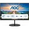 AOC V4 U27V4EA Monitor PC 68,6 cm (27") 3840 x 2160 Pixel 4K Ultra HD LED Nero [U27V4EA]