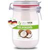 GREAT VITA Olio di cocco biologico MeaVita, vergine e spremuto a freddo, confezione da 1 (1x 1000 ml) in un barattolo da stiro