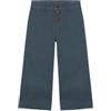 Gocco PANA Pantalone Campana in Velluto, Verde Petrolio, 6 Anni Ragazze