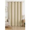 GX GARGIX Pannello tenda in velluto con anelli in metallo, 140CM x 280cm, semi-trasparente, pannello singolo, Vari Colori (Velvet-2)