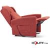 Poltrona elevabile 2 motori con alzapersona h971_02