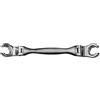 SW-Stahl 01488L-3 Chiave per Tubi Freno a Doppia Articolazione, 12 x 13 mm | Chiave ad anello aperta snodata per raccordi idraulici e servosterzo, in acciaio cromo vanadio con profilo esagonale