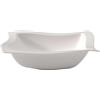 Villeroy & Boch NewWave Grande Ciotola Insalate e Contorni, Forma Angolare, per Lavastoviglie e Microonde Porcellana Premium, Bianco, 33 cm