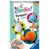 Ravensburger 18429 Be Creative Pompon-Tiere, DIY für Kinder ab 6 Jahren