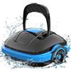 WYBOT Robot Piscina Fuori Terra per Piscina da 50m², Robottino Pulitore con Doppia Motricità,Robot Piscina Pulitore Senza Fili con Batteria | Doppia Filtrazione e Parcheggio Autonomo