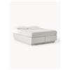 Westwing Collection Letto boxspring con contenitore Enya - Grigio