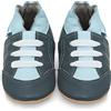 Juicy Bumbles Sneakers Bambino Sneaker Primi Passi Scarpine Neonato Scarpe Bambino in Morbida Pelle - Deportivas Grigio - 18-24 Mesi