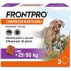 Frontpro Cani 25-50kg 136mg 3 Compresse Masticabili