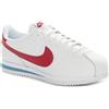 Nike Sneakers Donna Nike Cortez Leather Bianco Rosso
