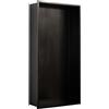 GEDY Nicchia da bagno GEDY Guest nero L 32 x H 62 x P 10 cm