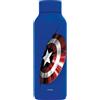 QUOKKA SOLID X MARVEL | BOTTIGLIA TERMICA IN ACCIAIO INOX DOPPIA PARETE | CAPTAIN AMERICA