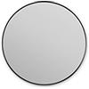 Brabantia - Mindset Specchio da Bagno - Zoom 5x per Visione Precisa - Specchio Rimovibile - Montaggio a Parete - Resistente alla Corrosione - Materiale di Fissaggio Incluso - Infinite Grey - ⌀ 20.4 cm