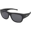 Alpina Overview II Q Black Matt | Occhiali da Sole Graduati o Non Graduati | Unisex | Plastica | Rettangolari | Nero | Adrialenti