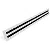 Ecoclima Diffusore Lineare EDFL/B20 2Fer. L1000 Ral Telaio in Alluminio e Deflettori in Alluminio Verniciato Bianco Ral 9016
