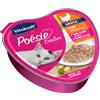 Vitakraft Poésie Création 15 x 85 g - Tacchino in salsa di formaggio