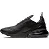 Nike Air Max 270, Scarpe da Corsa Uomo, Nero Black Black Black, 40.5 EU