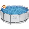 Bestway Piscina Rotonda Steel Pro Max (Ø396x122cm) con Pompa a Filtro Art. 5618W - Steel Pro Max (Ø396x122cm)