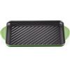 Le Creuset Grill rettangolare Tradition in ghisa vetrificata, 32 cm, Bamboo, 20202324080460