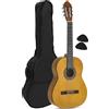 NAVARRA NV11 Chitarra Classica 4/4 Miele, Borsa Inclusa, 2 Plettri