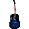Does not apply GUITARS-RANGER BLUE SBT VISUAL NOTE, Chitarra Acustica Dreadnought "Visual Note"