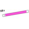 FX 100 BRACCIALETTI IDENTIFICATIVI TYVEK MONOUSO ROSA FLUO 1,9 cm
