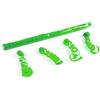 FX STELLE FILANTI VERDI CHIARE 5 m x 1,5 cm - 32 pezzi