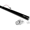 FX TUBO SPARACORIANDOLI ELETTRICO 80 cm - STELLE FILANTI BIANCHE