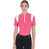 Equestro POLO DONNA SLIM FIT DA ALLENAMENTO CON INSERTI IN MESH