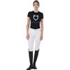 Equestro T-SHIRT DONNA SLIM FIT STAMPA LOGO MULTICOLORE