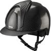 KEP Italia CASCO IN CARBONIO E-LIGHT NERO LUCIDO CON VISIERA NERA OPACA E 2 TASSELLI NERO OPACO