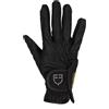 Equestro GUANTI DONNA IN MORBIDO TESSUTO TECNICO CON LOGO GLITTER