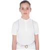 Equestro POLO BAMBINA SLIM FIT DA CONCORSO CON BOTTONI
