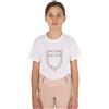 Equestro T-SHIRT BAMBINA SLIM FIT LOGO GLITTER ROSA