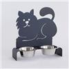 SELLERIA PIGNA Pets Porta ciotole doppio Gatto 2639 Arti e Mestieri