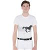 Equestro T-SHIRT UOMO SLIM FIT CON CAVALLO DA CORSA