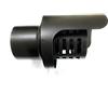 Nova italf Cappello terminale stufa a pellet scarico a parete D 100 acciaio inox verniciato nero opaco